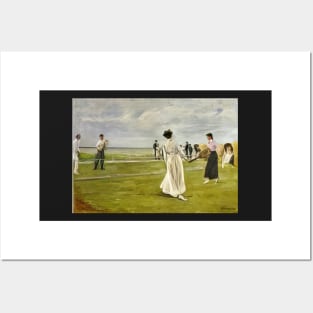 tennis game by the sea 1901 - Max Liebermann Posters and Art